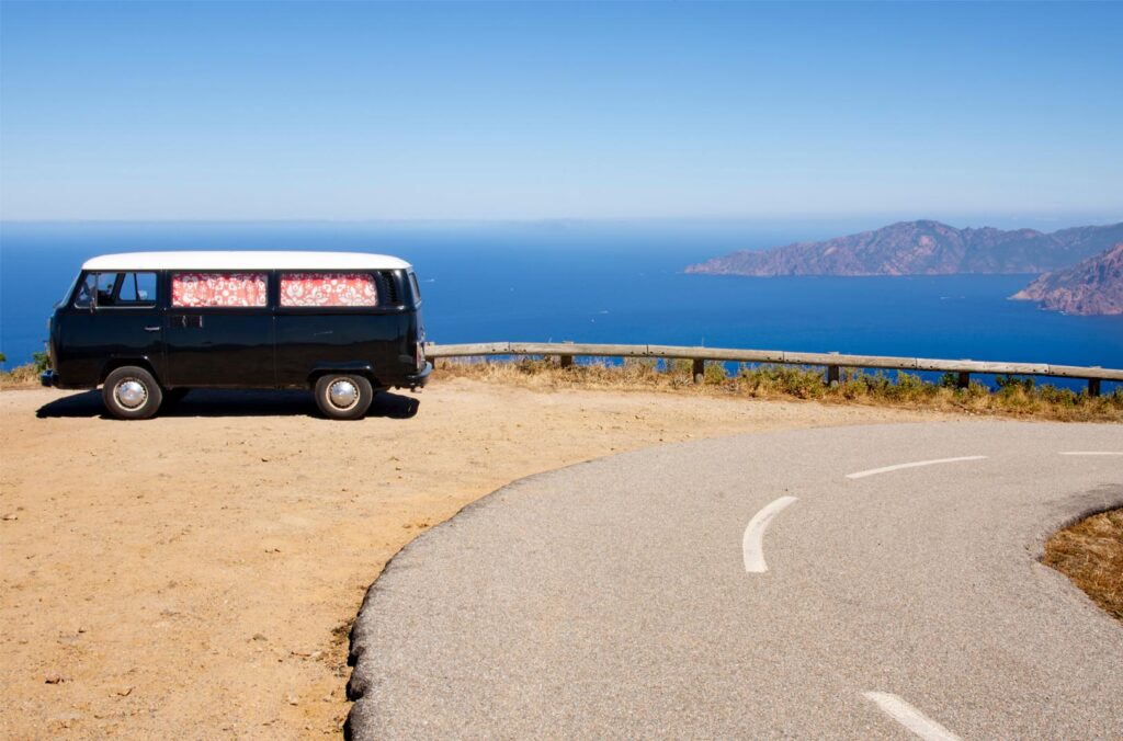 Meilleurs spots Corse bord de mer pour Van